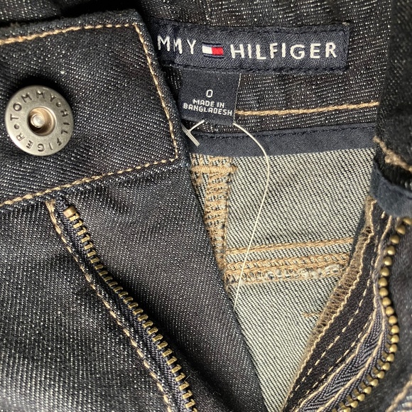 NWT Tommy Hilfiger Dark Blue Denim Jean Skirt - Picture 3 of 7